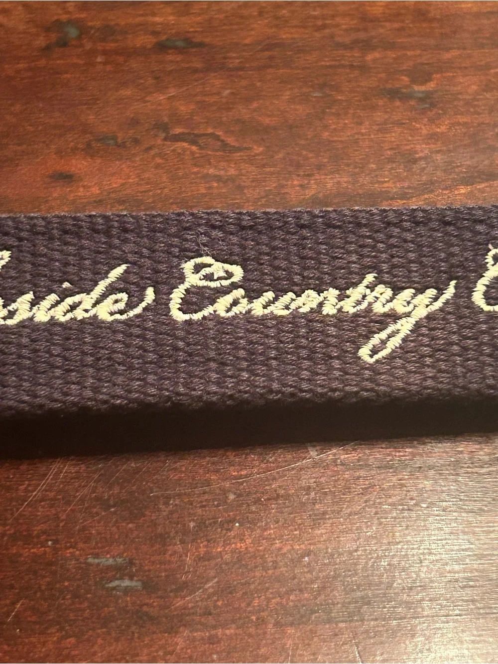 Men’s Woven Lakeside Country Club Peter Millar Belt Size 36